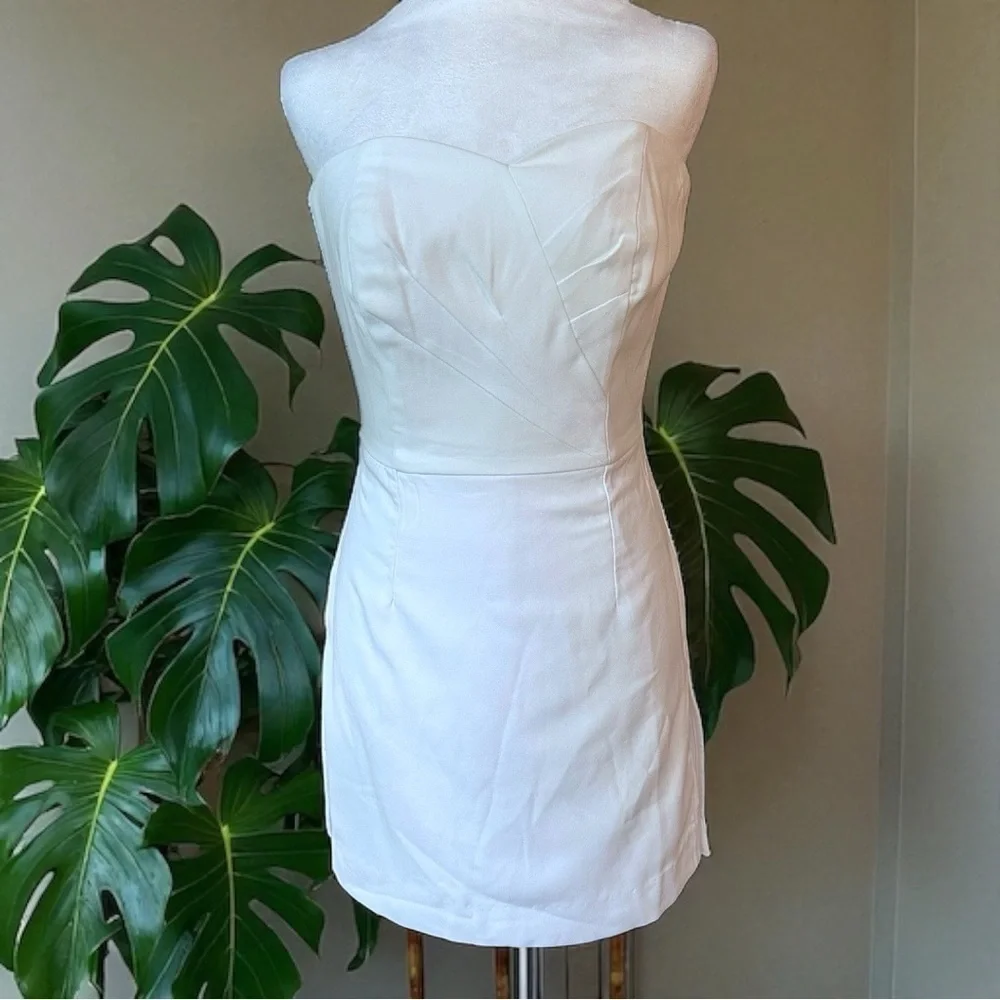 Lilly Pulitzer Kylo Strapless Skirted Romper-Women’s 00 -White-NWT - Picture 2 of 8